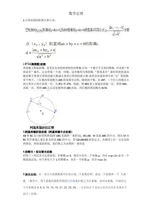数学定理