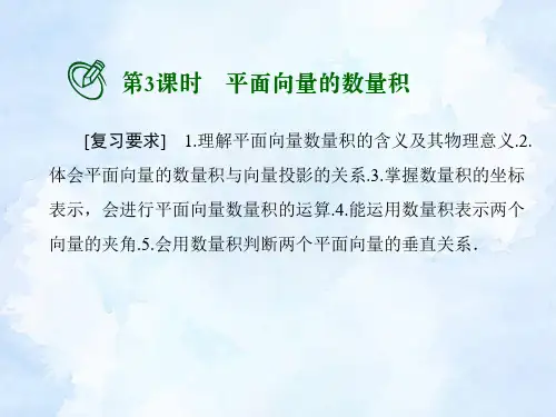 高考数学一轮总复习课件：平面向量的数量积