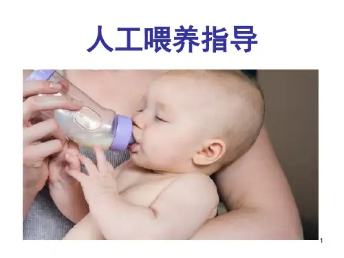 人工喂养指导(课堂PPT)