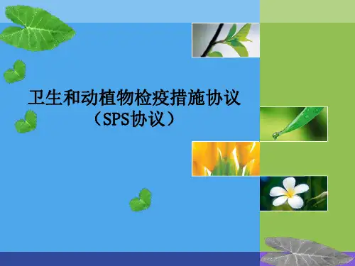 卫生和动植物检疫措施协议