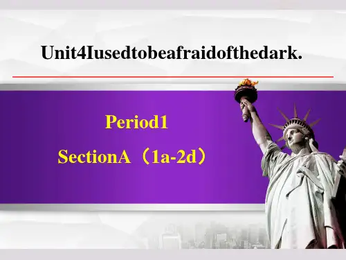 人教版九年级上册英语授课课件Unit 4 Section A (1a-2d)