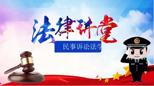 民事诉讼法学讲座精品课件