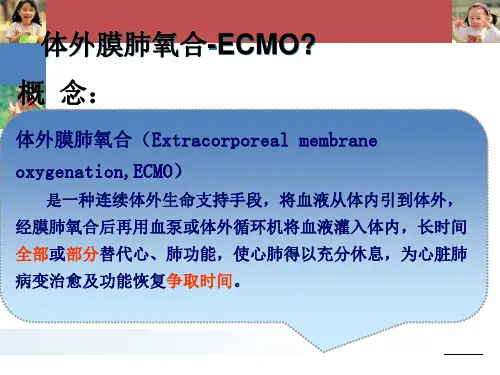 体外膜肺氧合ecmo的护理