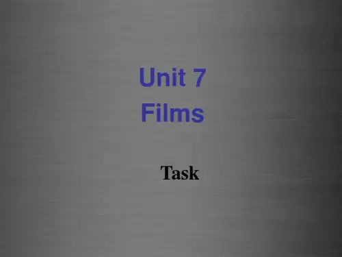 江苏省永丰初级中学九年级英语上册 Unit 7 Films Task课件1 .ppt