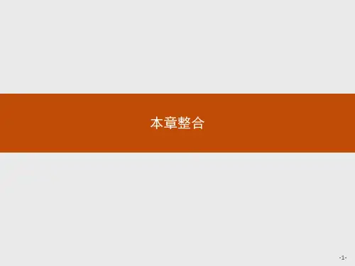 2019版生物人教版必修1课件：第4章 细胞的物质输入和输出 本章整合 