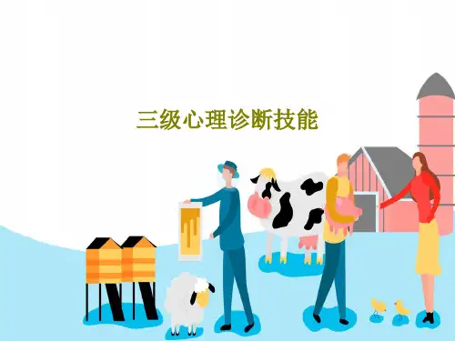 三级心理诊断技能35页PPT