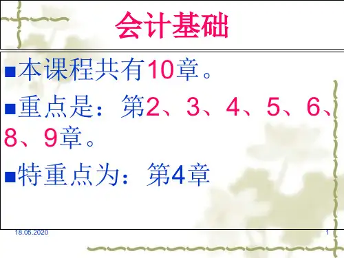 会计基础培训讲义(ppt 109页)