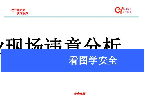 作业现场违章分析教材PPT(50张)