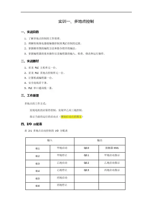多地点控制