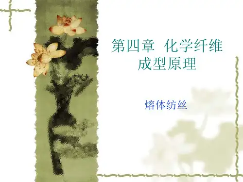 第八章  化学纤维成型原理概述3
