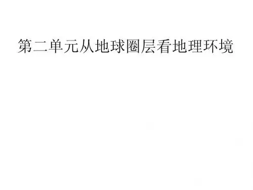 灌南高级中学高一地理必修1《2.1岩石圈与地表形态》课件