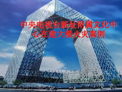 央视大火案例课件(1)