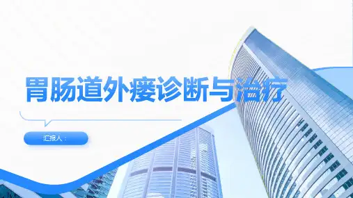 胃肠道外瘘诊断与治疗PPT