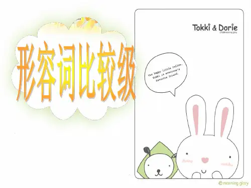 最新比较级的变化规则PPT课件