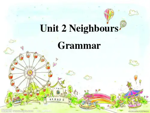 牛津译林版七年级下册 Unit 2 Neighbours Grammar (48张)