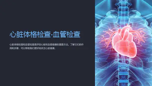心脏体格检查-血管检查