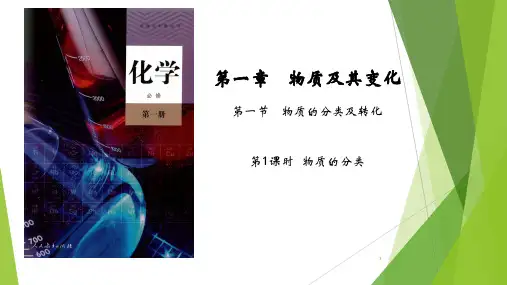 1-1物质的分类及转化(第一课时)ppt  上学期高一化学人教版必修第一册