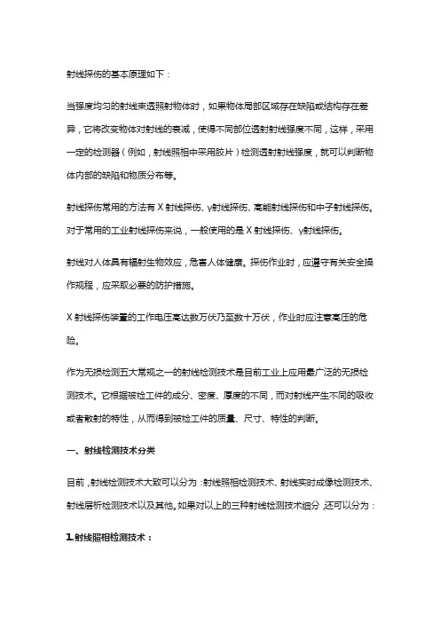 射线检测的分类、应用及优缺点
