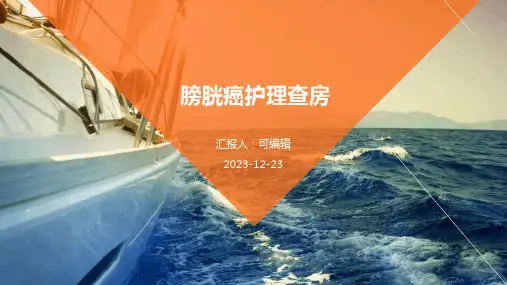 膀胱癌护理查房PPT