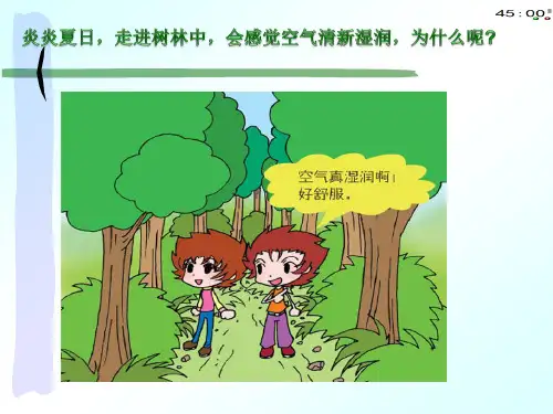 青岛版三年级上册科学8叶的蒸腾作用(动画版)