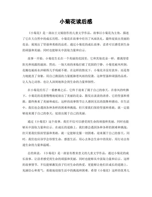 小菊花读后感