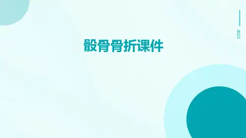 骰骨骨折课件