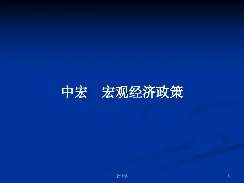 中宏 宏观经济政策PPT学习教案