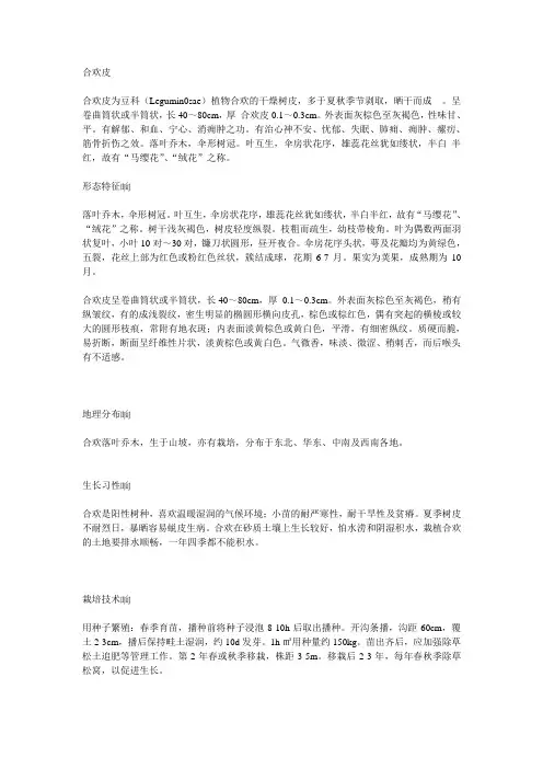 合欢皮