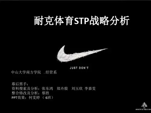 耐克体育STP战略分析