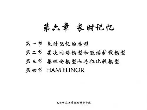 第6章 长时记忆