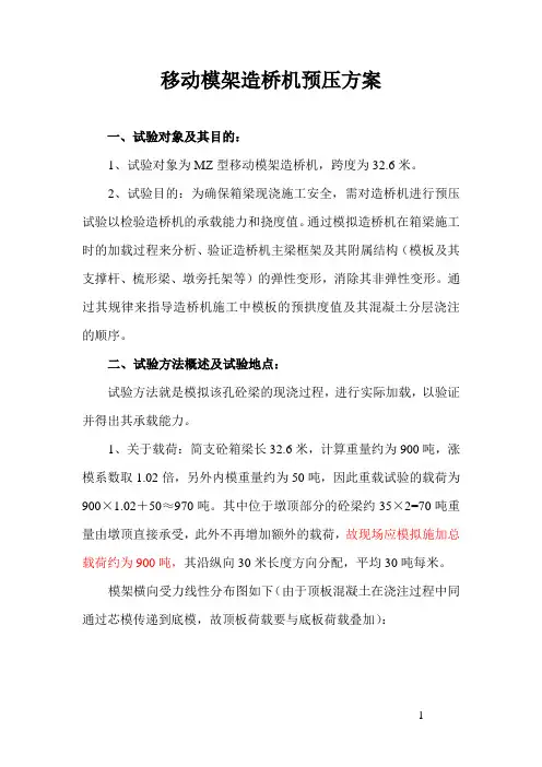 预压方案