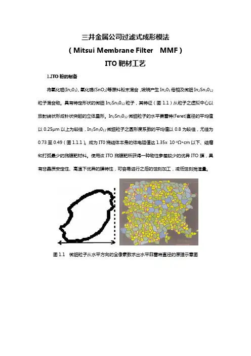 超高密度ITO靶材制备--MMF法