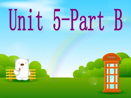 新版小学四年级下册英语课件Unit5-PART B-shopping.