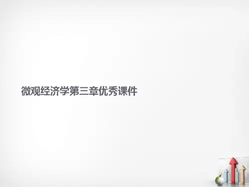 微观经济学第三章优秀课件