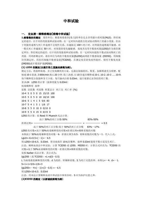 中和试验