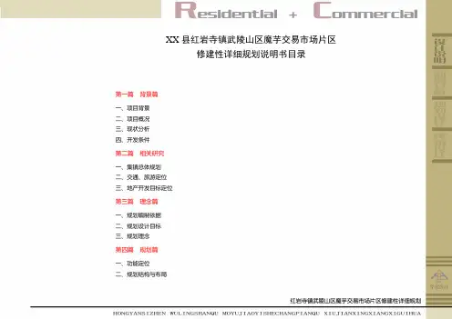 集镇综合片区修建性详细规划设计说明