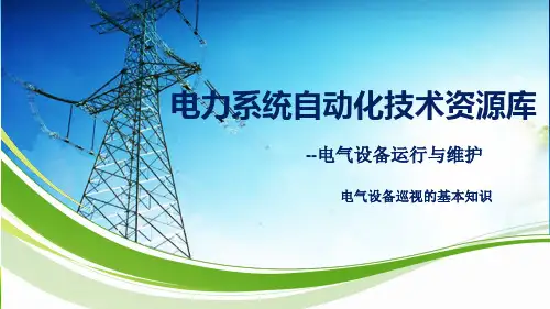 电气设备的巡视：电气设备巡视的基本知识.pptx