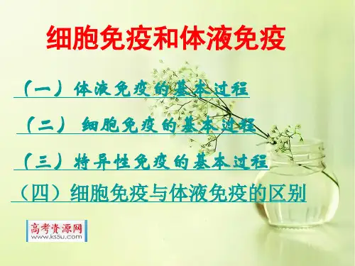 细胞免疫与体液免疫PPT教学课件