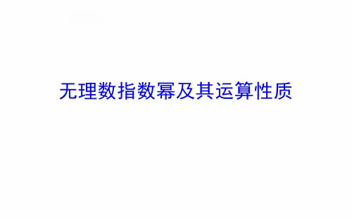 新教材人教版高中数学必修1 第四章  4.1.2 无理数指数幂及其运算性质