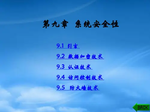 系统安全性