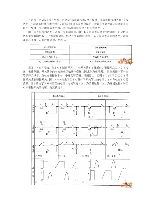 零电流开关和零电压开关