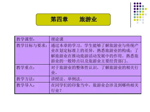 旅游业