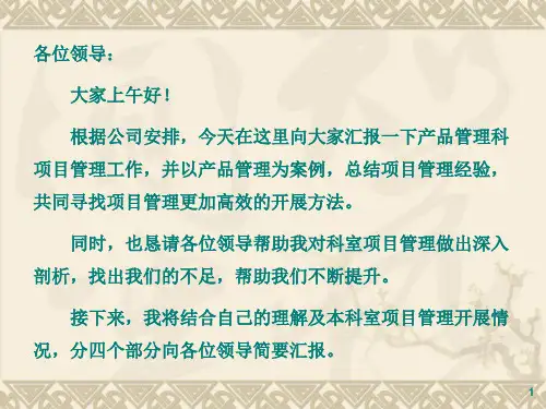 项目培训材料.ppt