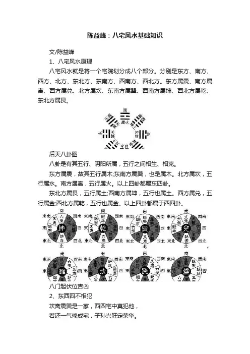 陈益峰：八宅风水基础知识