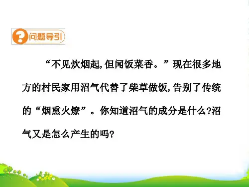 人教版九年级化学第七单元课题2 燃料的合理利用与开发课件 (共33张PPT)