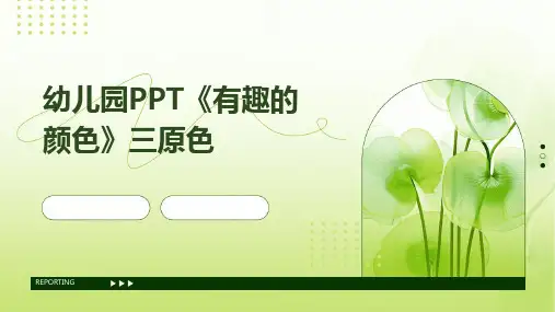 幼儿园PPT《有趣的颜色》三原色