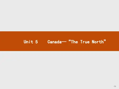 高中英语课件unit 5 canada—“the true north” 5.1