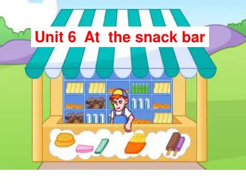 四年级英语上册课件-Unit 6 At the snack bar（Story time）（5）-译林版