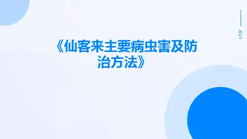 仙客来主要病虫害及防治方法