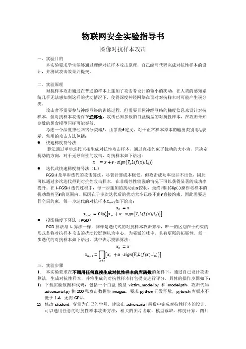 物联网安全实验指导书